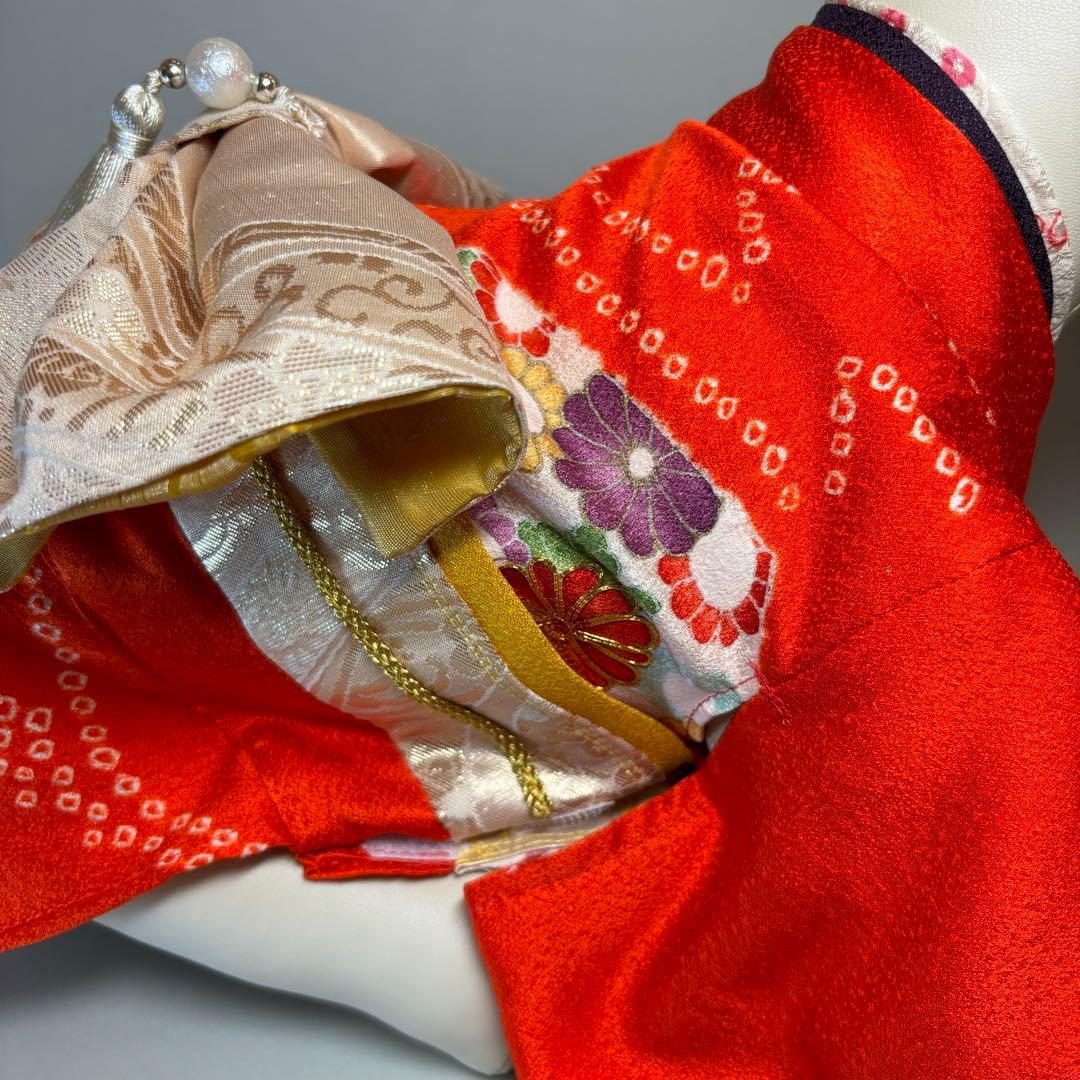 小型犬　本格正絹犬着物  Sサイズ