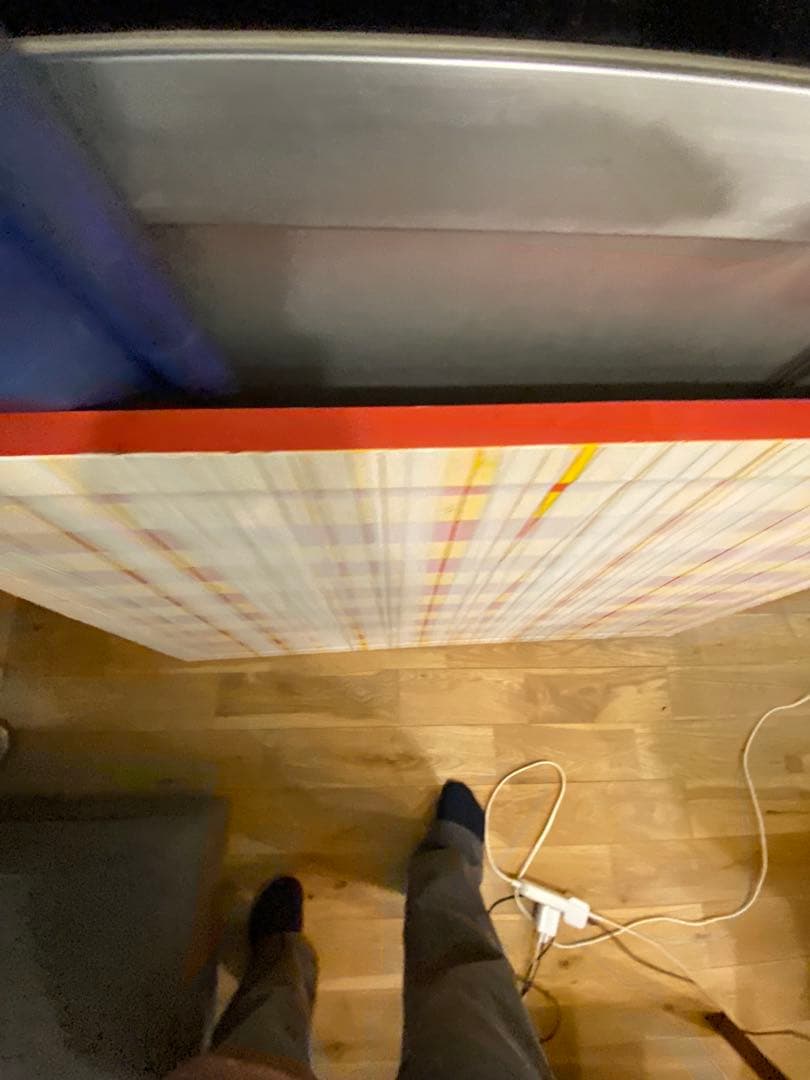 未鑑定品　松尾　栄太郎作　向こう側の線　定価24万