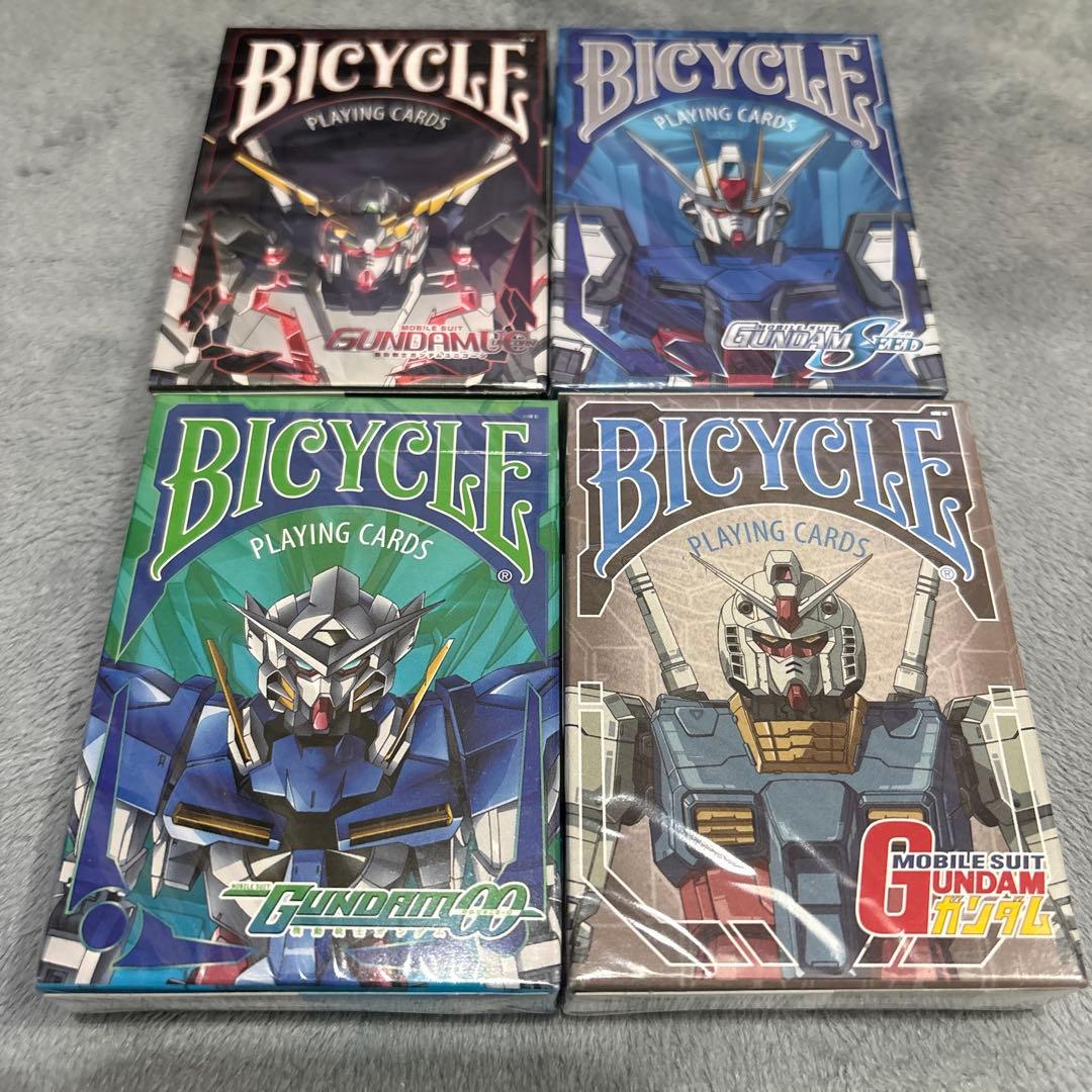 バイスクル　ガンダム4デックセット　Bicycle Gundam 4decks