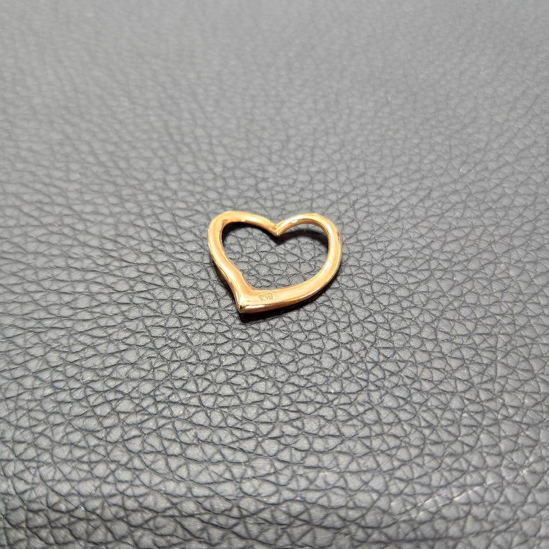 k18　オープンハート　ペンダントトップ