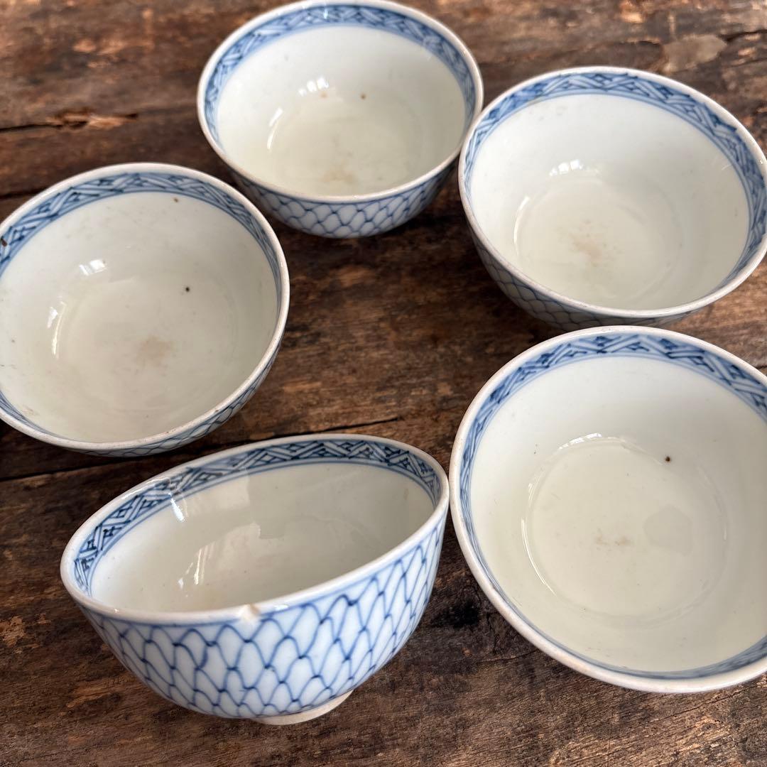 SALE⏬骨董セレクト❸染付　印判