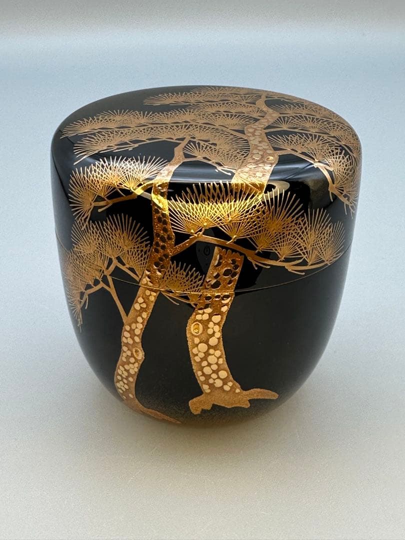 茶道具　棗　田中貴司　松蒔絵