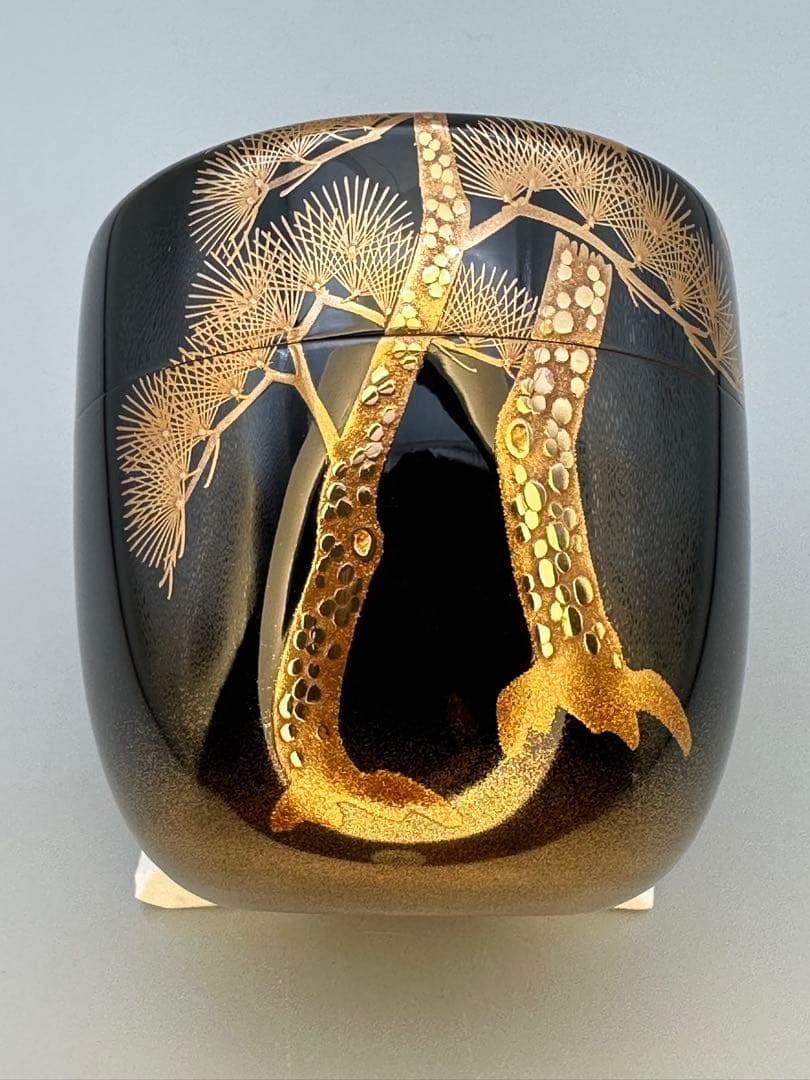 茶道具　棗　田中貴司　松蒔絵