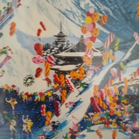 ヒロヤマガタのシルクスクリーン[長野オリンピック]