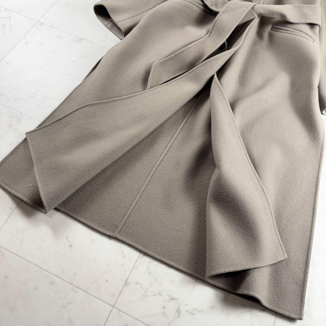 【美品】アニュアンス 23AW リバーロングチェスターコート ベルト付き S