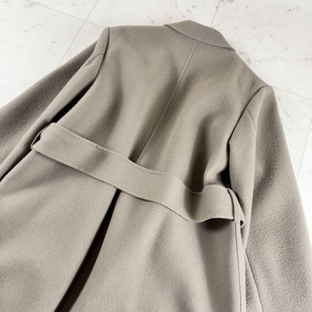 【美品】アニュアンス 23AW リバーロングチェスターコート ベルト付き S