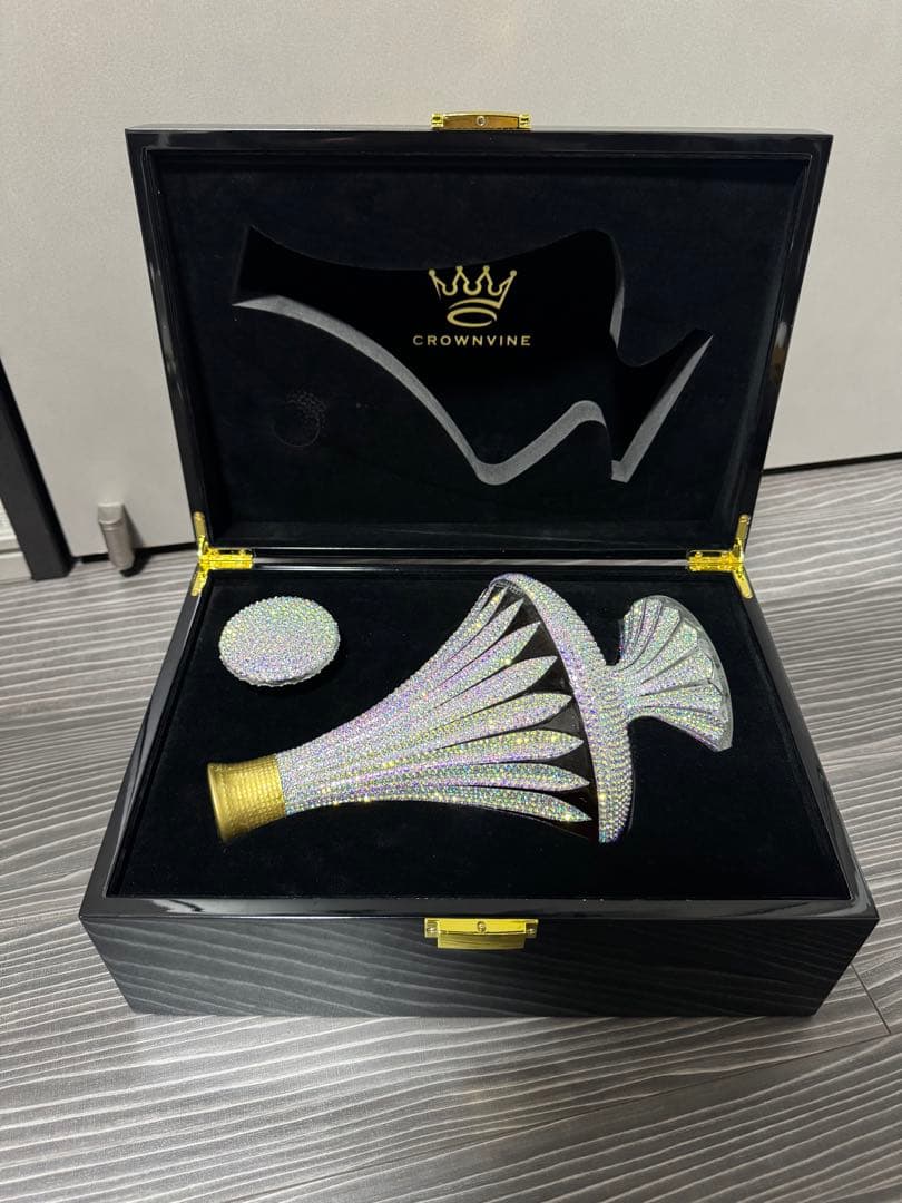 クリスタルデキャンタ トラディション スタイル シルバー スワロフスキー