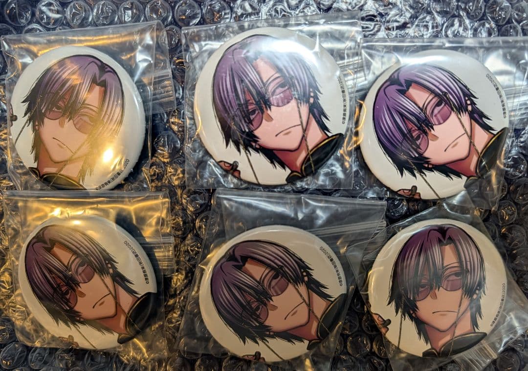 朽森紫苑　6個　コミケ C107 桃源暗鬼 トレーディング缶バッジ