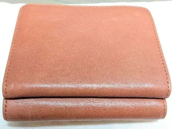 【美品】ゲンテン genten ウールシープソフト　二つ折り　財布 　44871