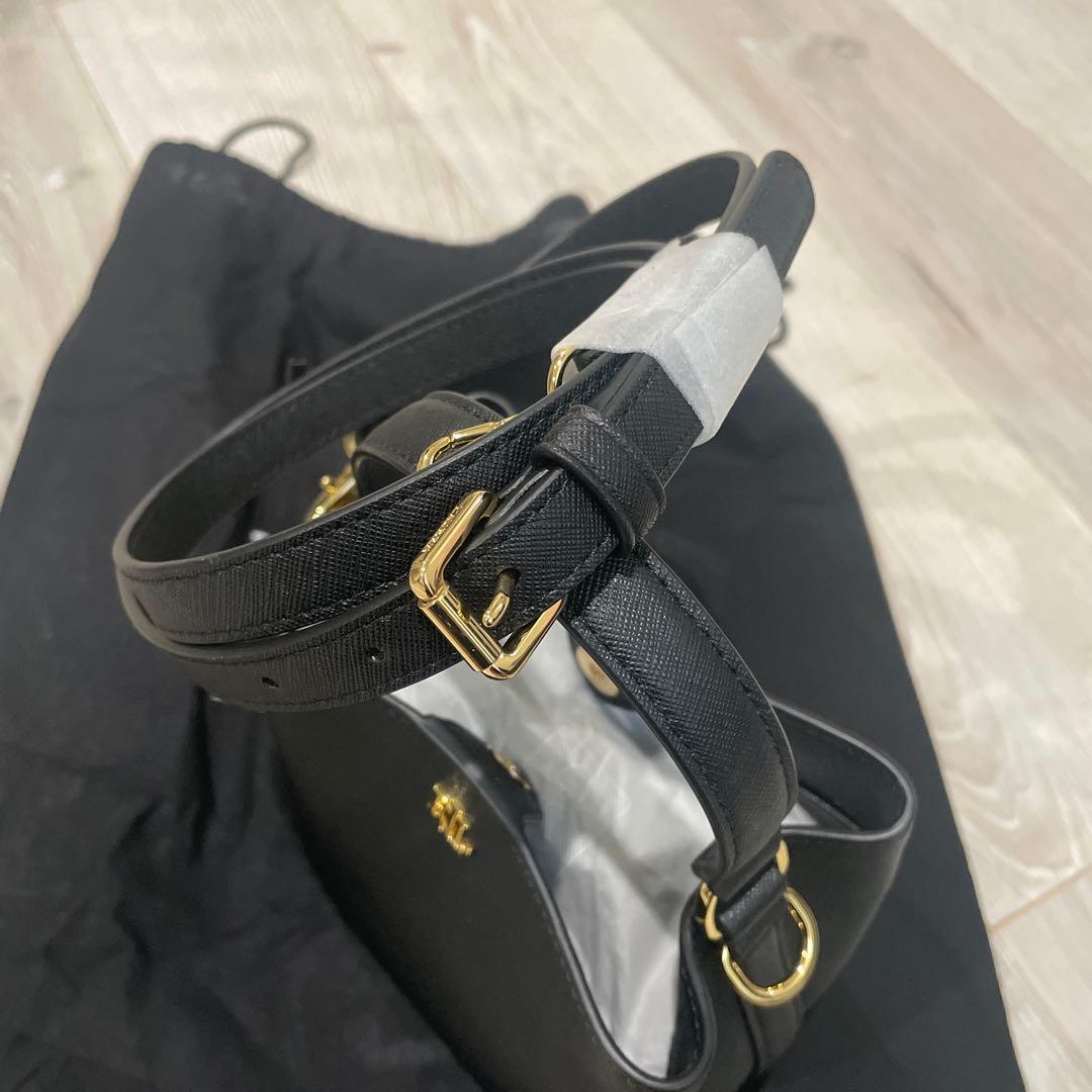 新品未使用　タグ付き　ローレンラルフローレン　本革　ショルダーバッグ
