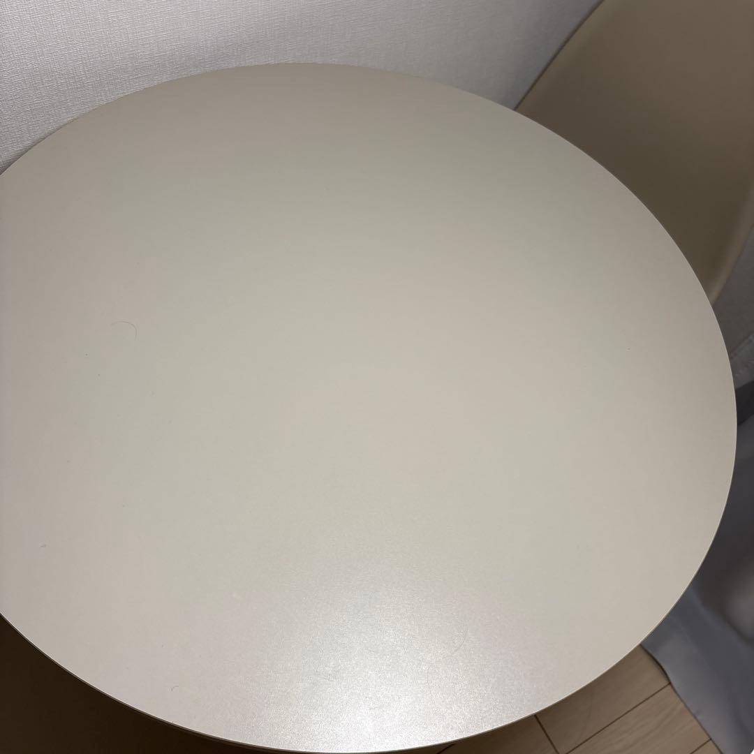 ダイニングテーブル＆チェア2脚セット｜丸テーブル 75cm｜北欧風｜メラミン天板