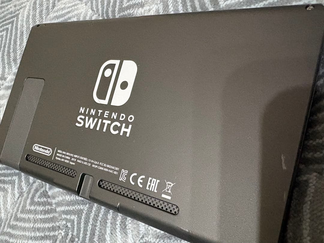 Nintendo Switch 本体　グレー　ハードケース2個付き