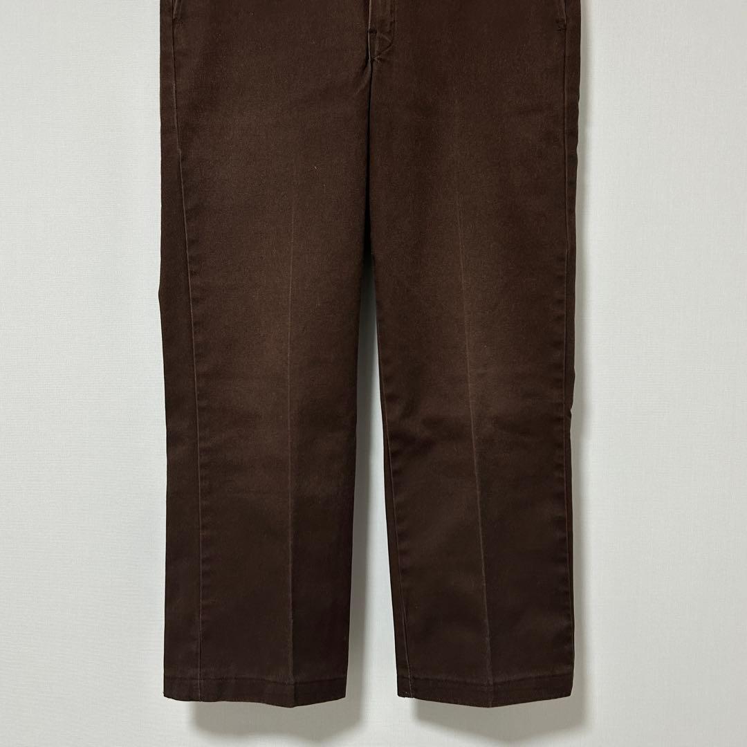 エ*リ様 W33×L30表記　ディッキーズ　チビタグ　ブラウン　ワークパンツ