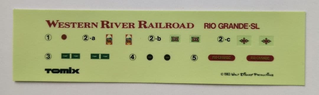 鉄道模型 ウエスタンリバーレ―ルロ―ド 　リオグランデ号