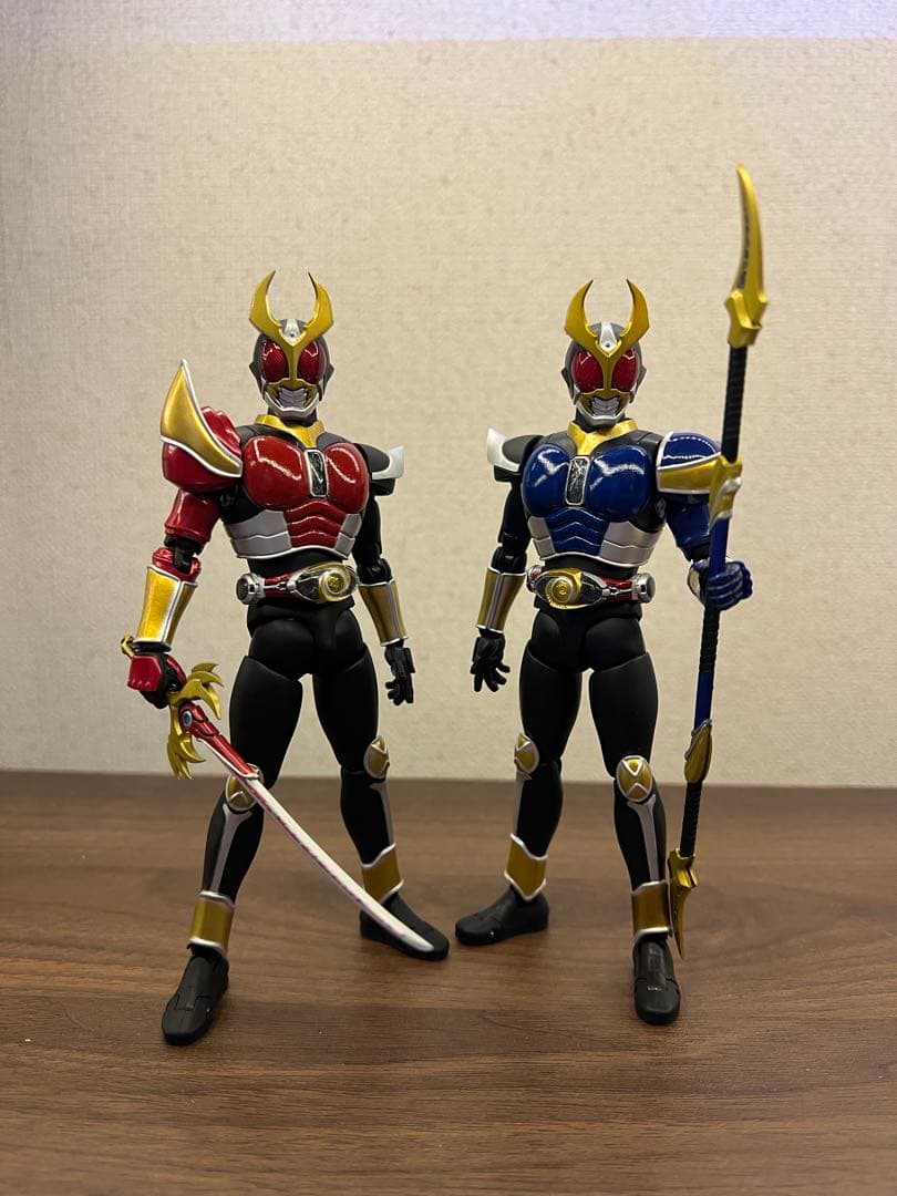 【塗装品】真骨彫製法 仮面ライダーアギト フレイムフォーム&ストームフォーム
