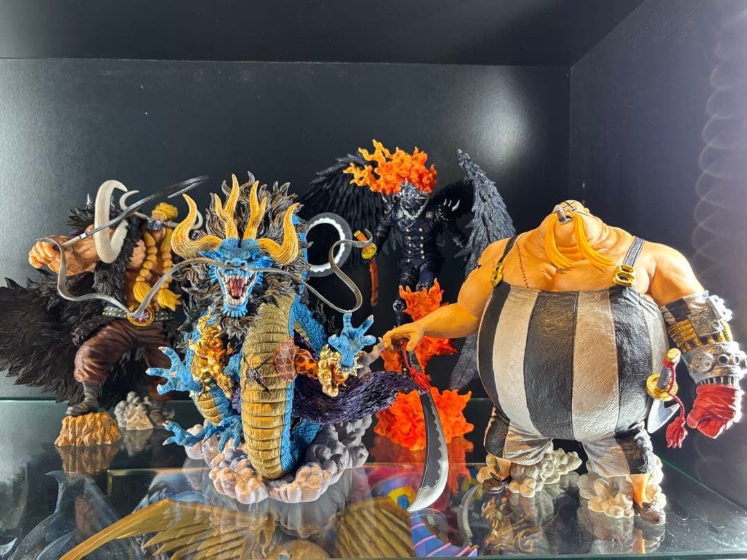 ワンピース百獣海賊団　魂豪示像　フィギュアセット