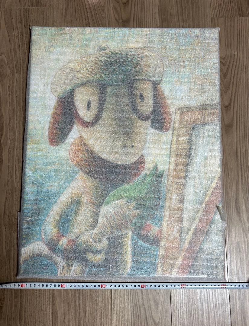 希少⭐️ドーブルゴッホポケモンキャンバスアート証明書付