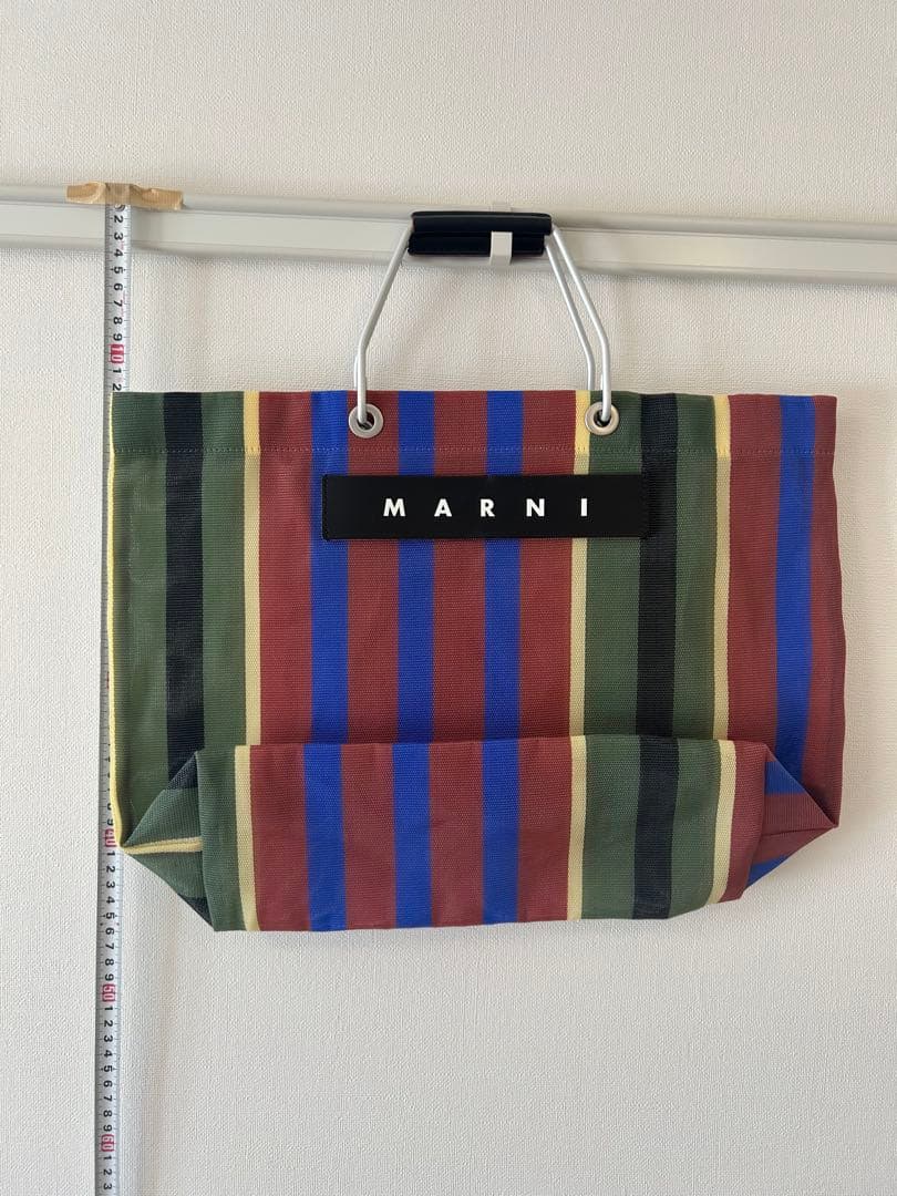 MARNI ストライプキャンバスバッグ　最終お値下げ