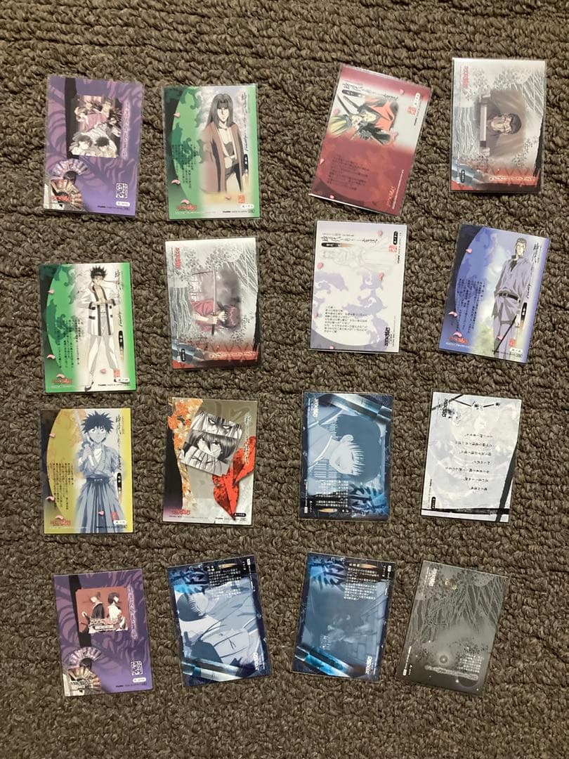 るろうに剣心 トレーディングカードセット 62枚