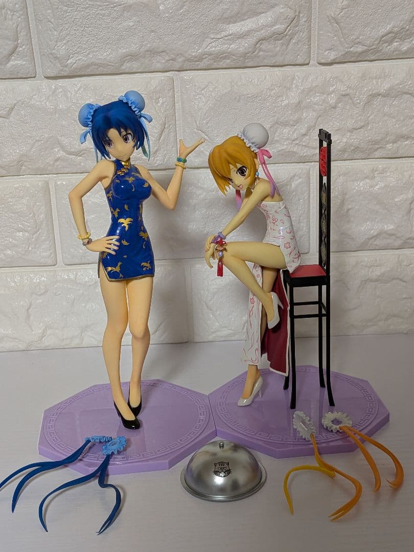 とらドラ 逢坂大河 川嶋亜美 チャイナドレス フィギュア 2体セット