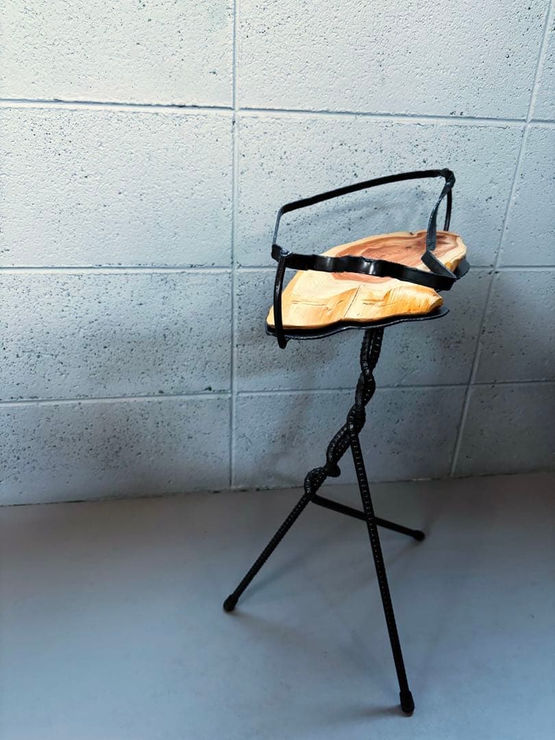 貝塚伊吹サイドテーブル観葉植物一輪挿し花台コーヒーテーブルナイトテーブル