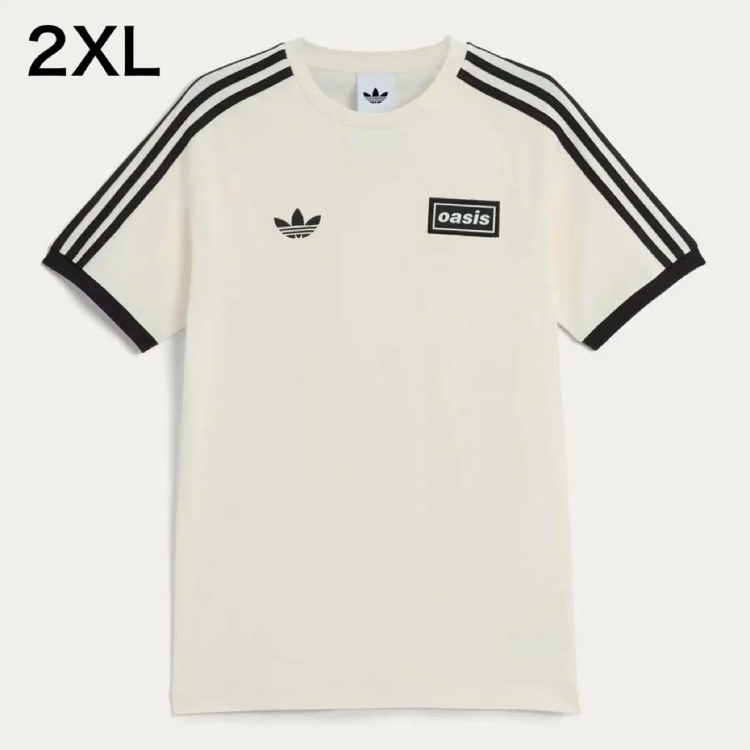 正規品 2XL adidas × oasis Tシャツ 新品 タグ付き ホワイト