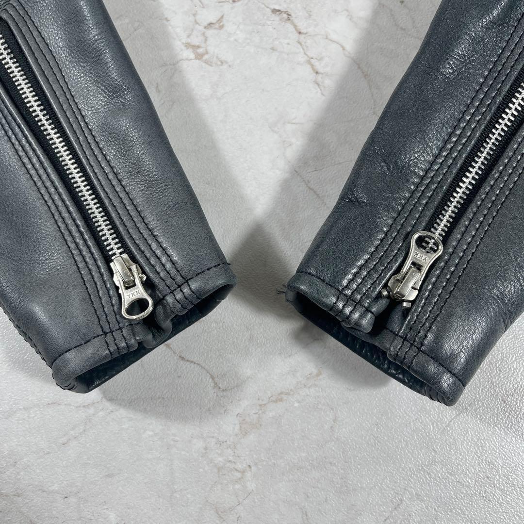 バンソン 日本別注モデル シングルライダース カモ 迷彩 希少カラー Wジップ