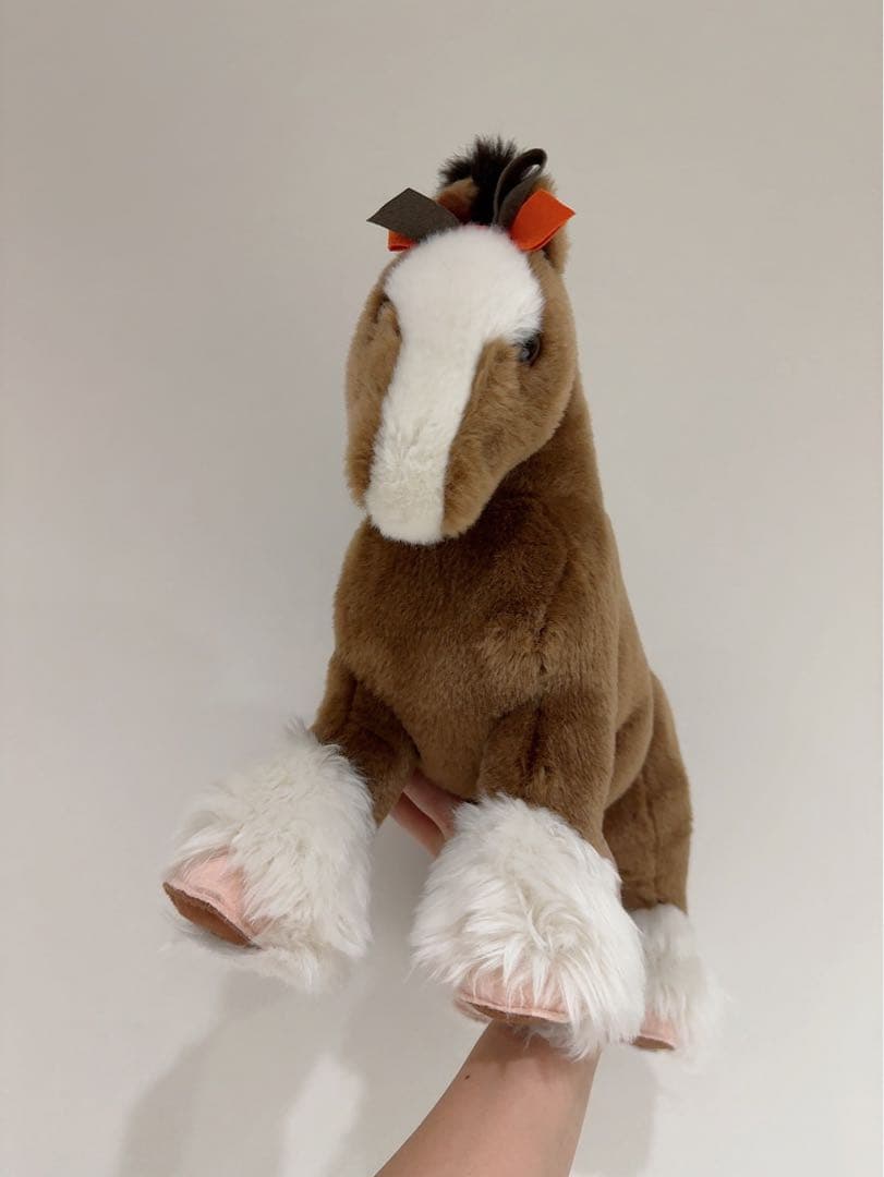 美品☆　エルメス　エルミーGM　ぬいぐるみ　ブラウン　馬　レア