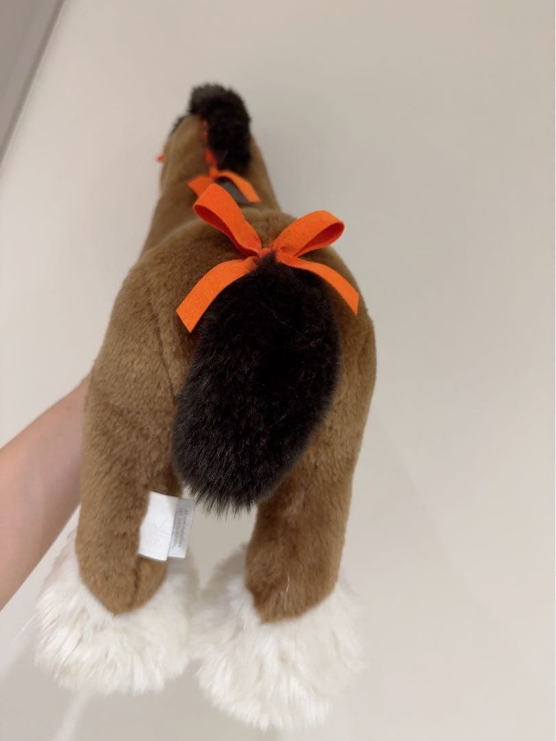 美品☆　エルメス　エルミーGM　ぬいぐるみ　ブラウン　馬　レア