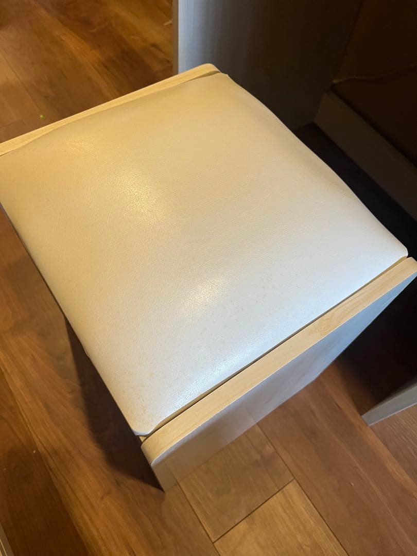 ホワイト三面鏡ドレッサー 引き出し付き