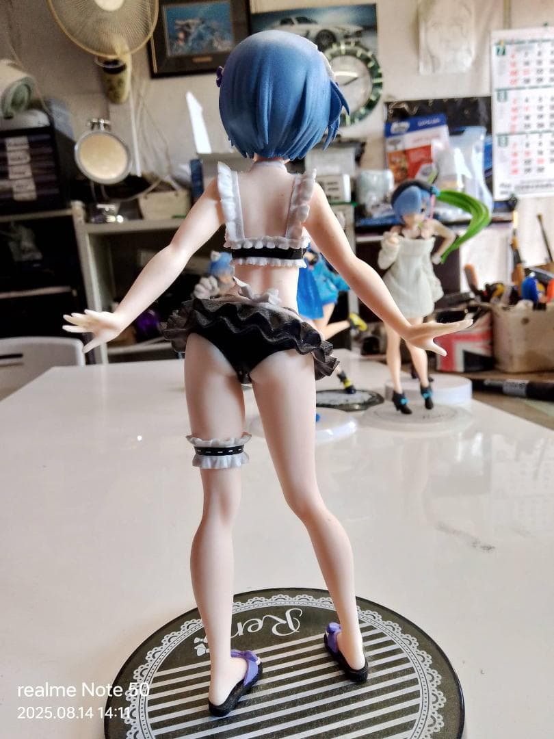 アニメキャラクター フィギュアセット。6体