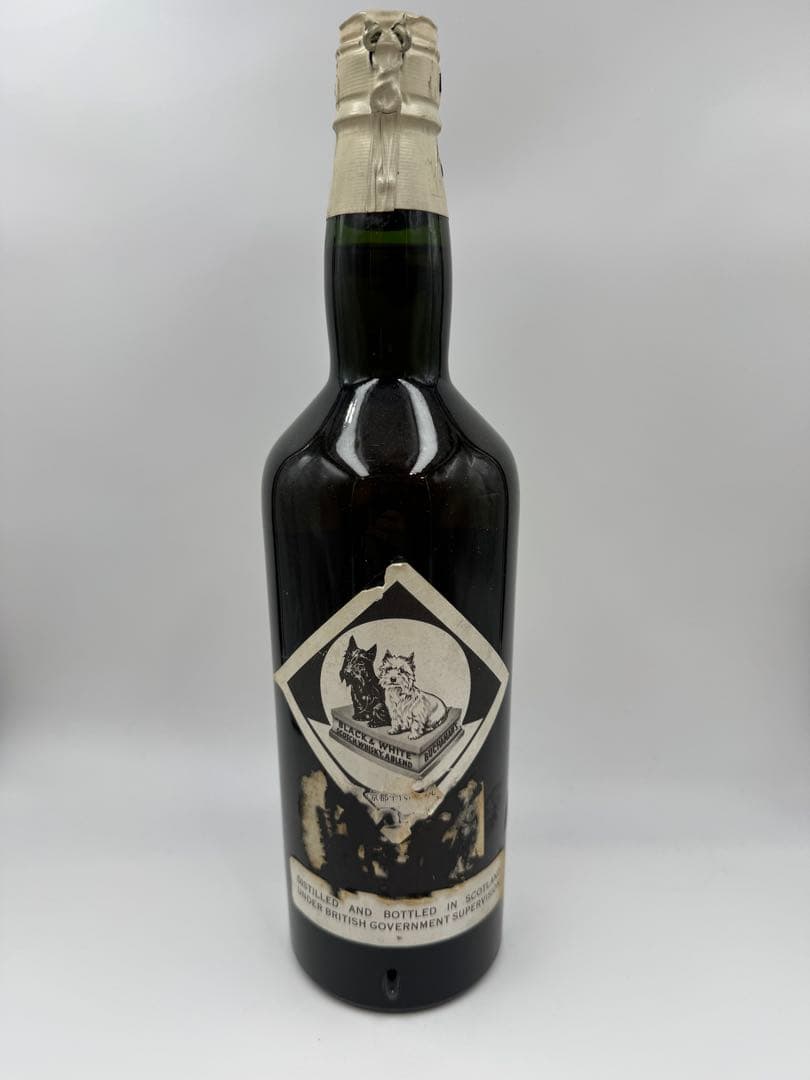 ブラック&ホワイト スコッチウイスキー ティンキャップ 760ml 43%