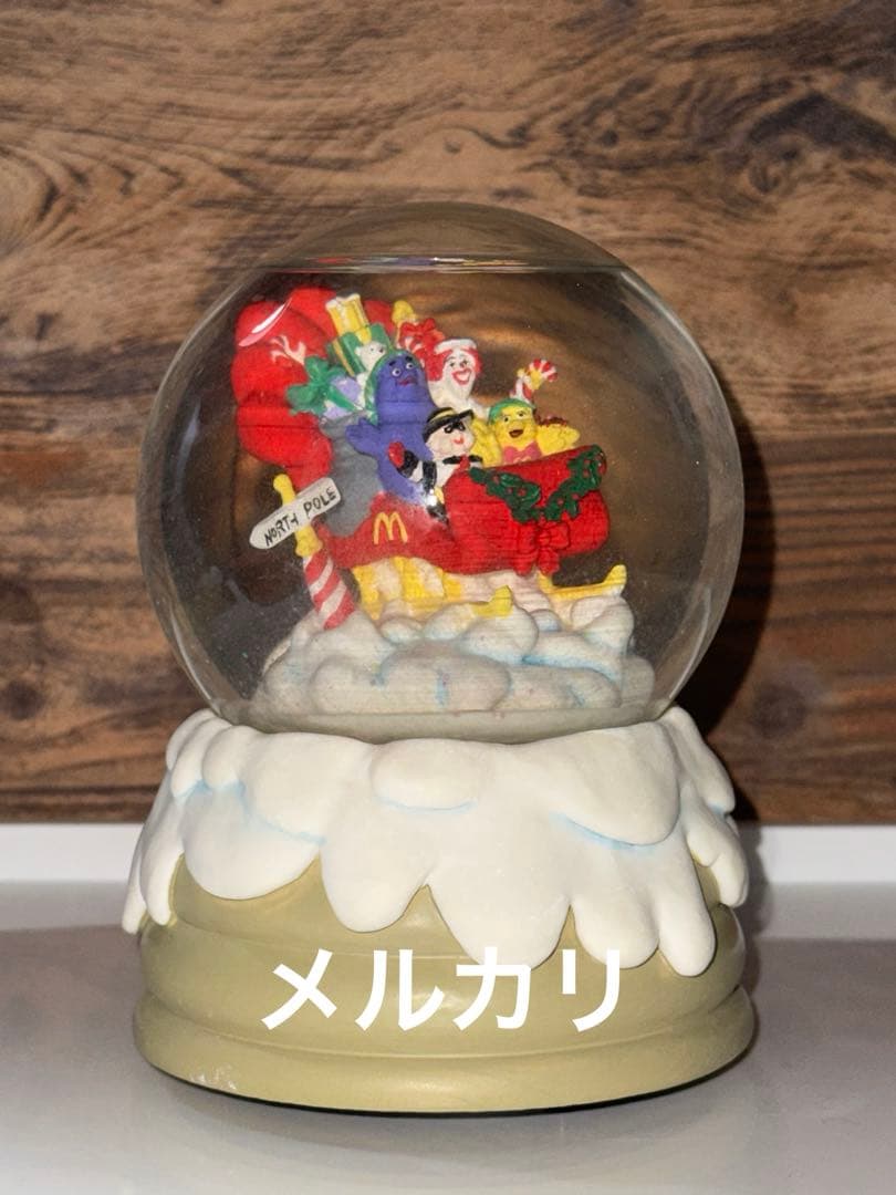 アメトイ ヴィンテージ スノーグローブ スノードーム マクドナルド ディスプレイ