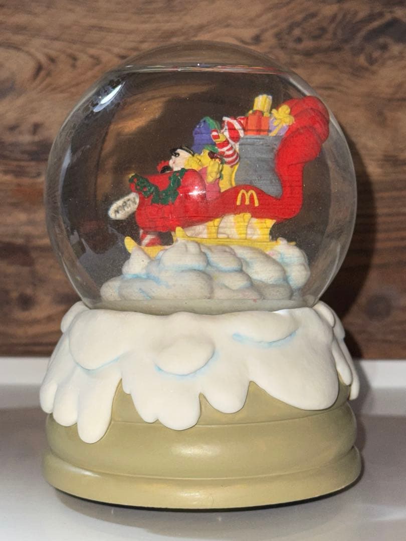 アメトイ ヴィンテージ スノーグローブ スノードーム マクドナルド ディスプレイ