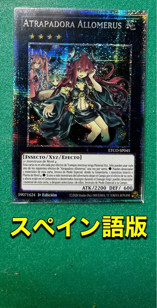 ATRAPADORA ALLOMERUS アロメルスの蟲惑魔 スターライトレア