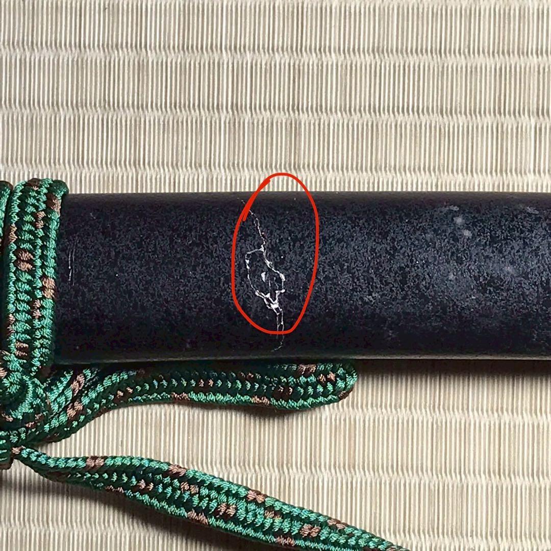 Js6 模造刀 刃紋入り刀身 石目 日本刀 大小　2本セット 昭和レトロ