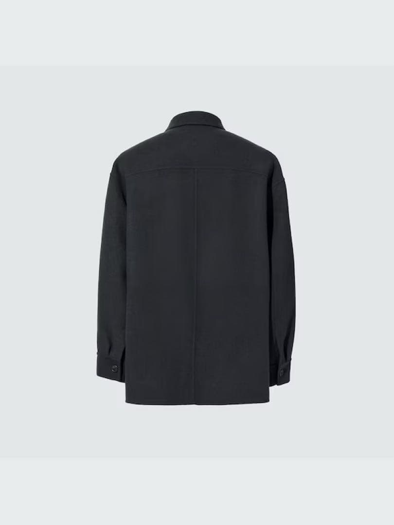 UNIQLO +J ウールブレンドオーバーサイズシャツジャケット