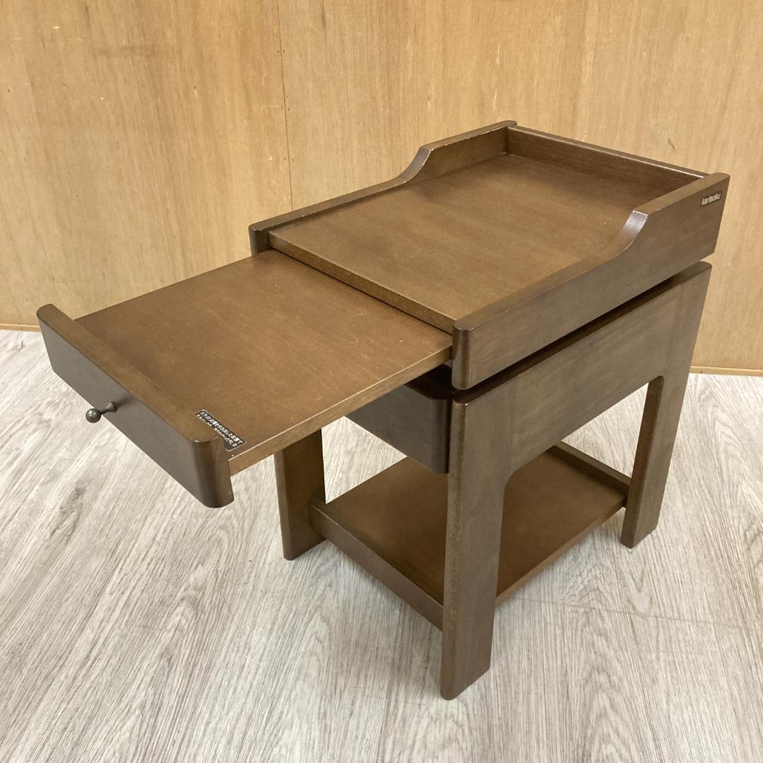 【カリモク】サイドテーブル　ナイトテーブル　電話台