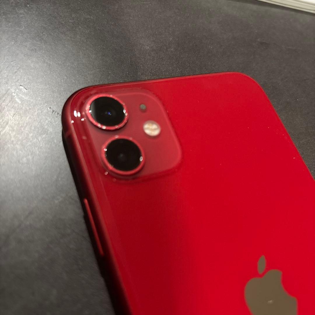 iPhone11 本体 256G レッド フェイスID機能なし