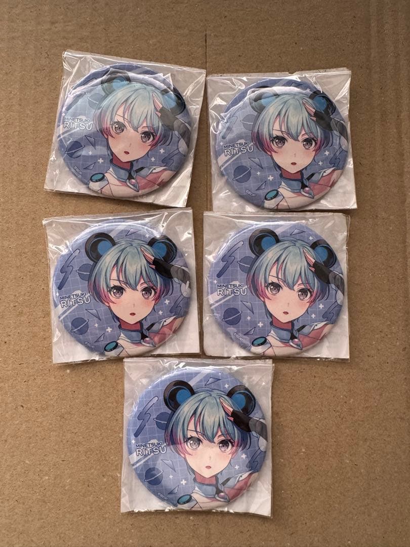 バンドリ 夢限大みゅーたいぷ ゆめみた 峰月律 缶バッジ 5個