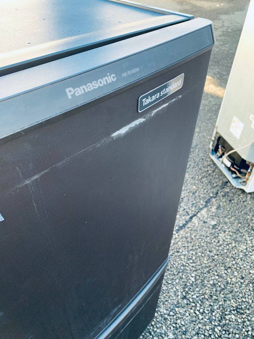 ♻️送料設置無料　Panasonic ノンフロン冷凍冷蔵庫 NR-B14BW-T