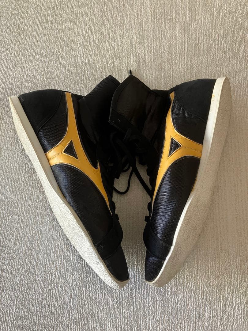 Mizuno ボクシングシューズ ブラックハイカット28.5㎝