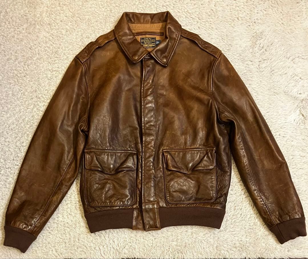 【美品】ポロ ラルフローレン TYPE A-2 フライトジャケット ヴィンテージ