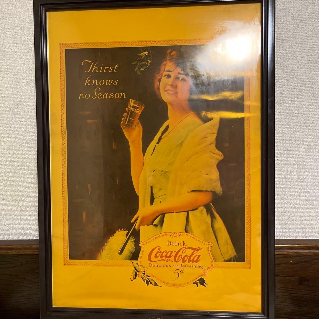 コカコーラアンティークポスター