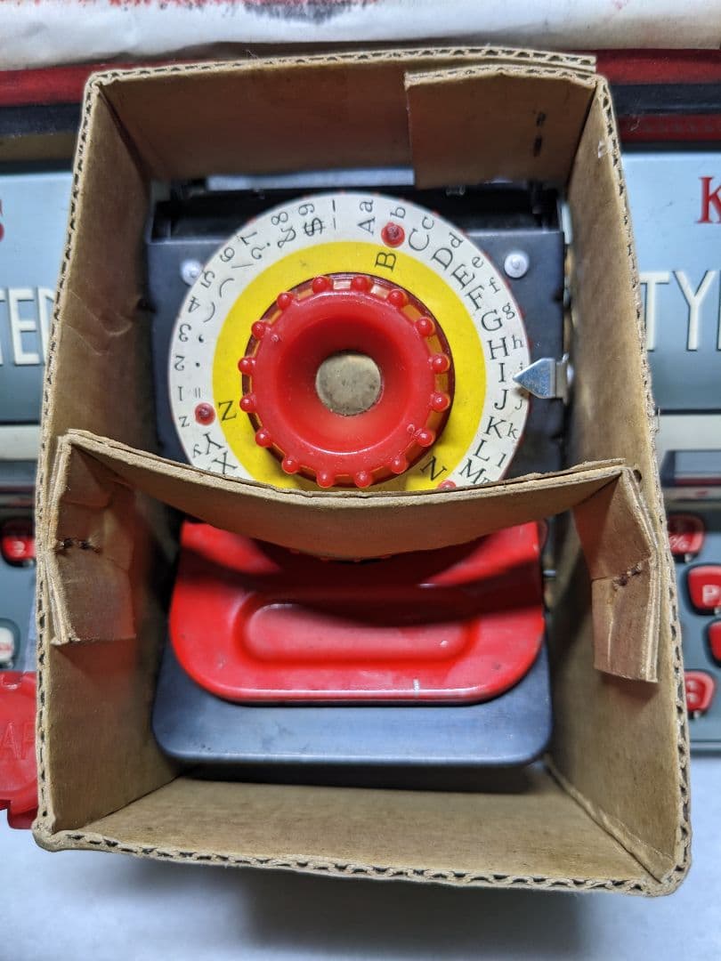 ●ヴィンテージ　ブリキ　TYPET タイプライター 昭和レトロ