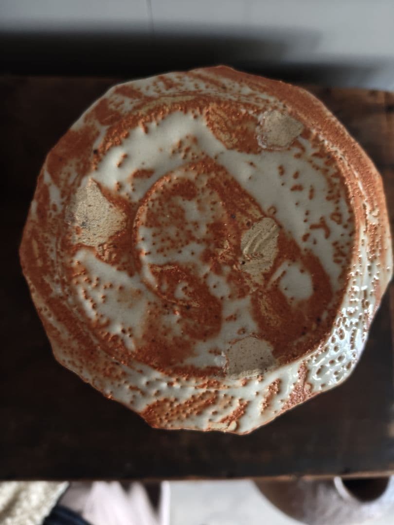 人間国宝　加藤孝造　志野花入