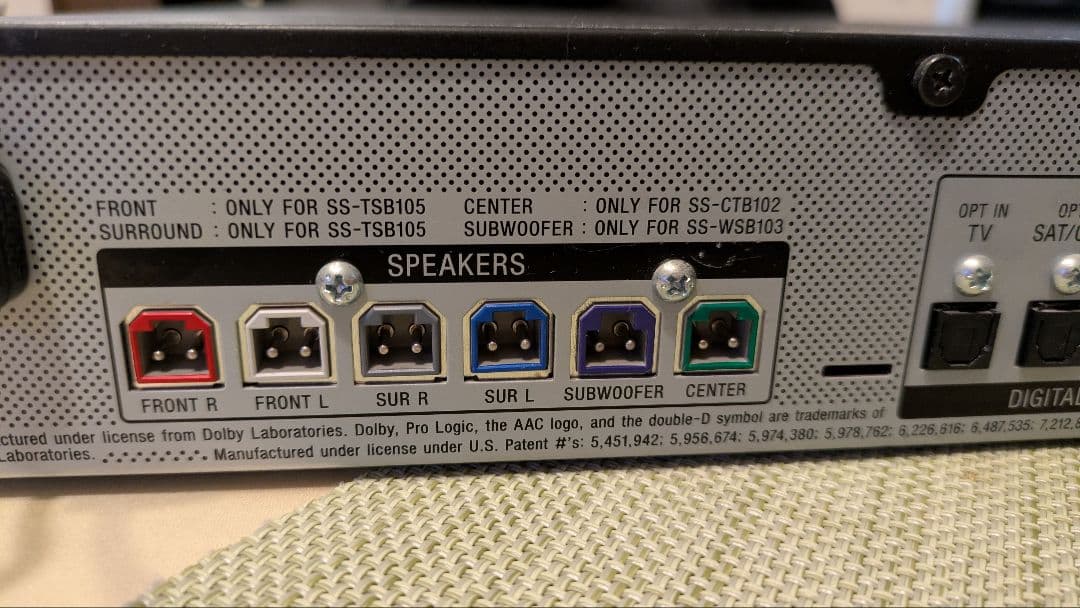 SONY STR-KS380 5.1ch ホームシアターセット