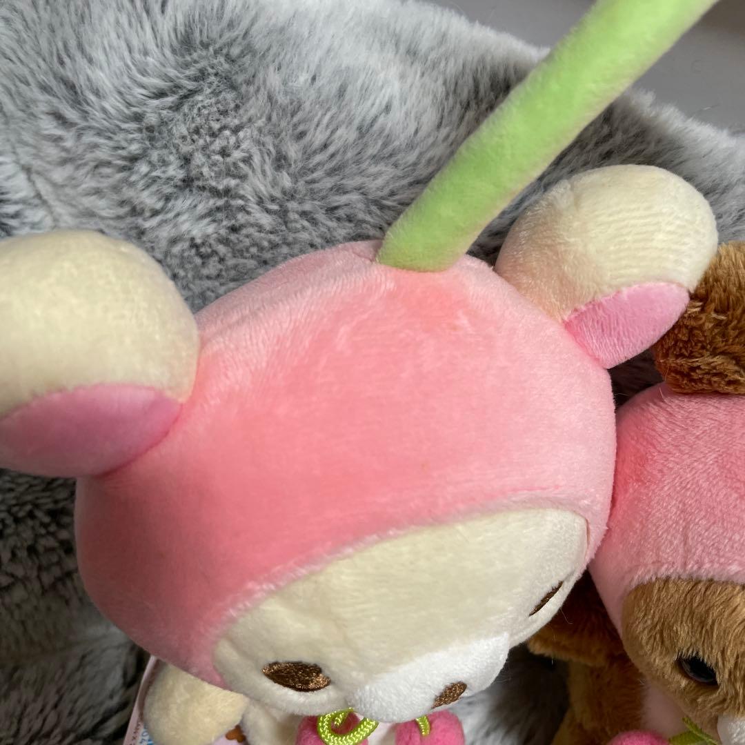 公*o様 フルーツなかよしぬいぐるみ　コリラックマ チャイロイコグマ