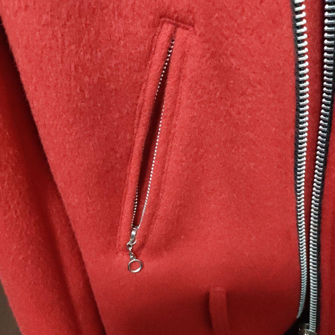 SCHOTT×STUSSY　コート　レッド