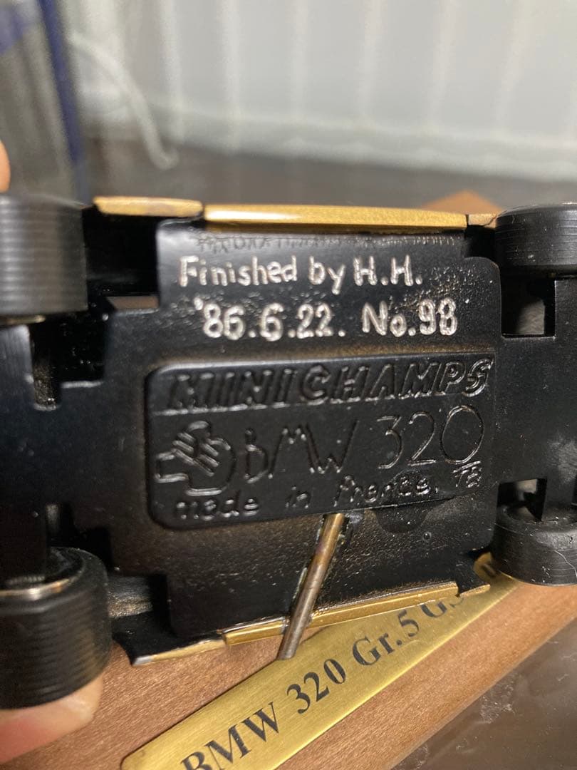 ワンオフ一点物　ミニチャンプス　メタルキットプロ制作BMW 320/1/43